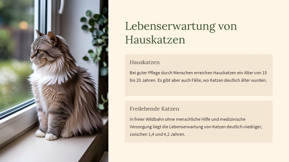 Bild 1 von PowerPoint Präsentation: Welt der Hauskatze – Lehrmaterial für Ausbilder & Schüler (Download) .pptx