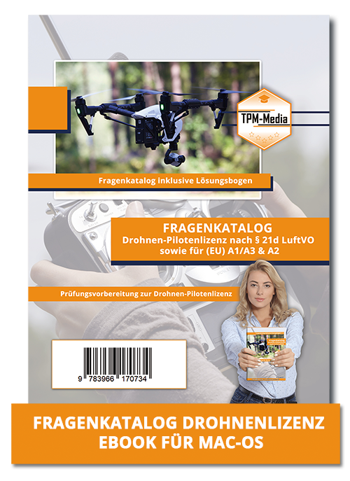 Bild 1 von Drohnenlizenz - Fragenkatalog -Pro als (eBook)  / (Varianten) MAC-OS-Version (eBook - Download))