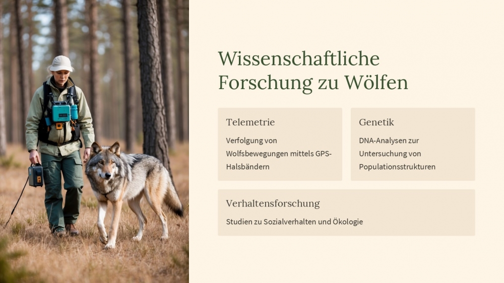 Bild 1 von PowerPoint Präsentation: Welt der Wölfe – Lehrmaterial für Ausbilder und Schüler (Download) .pptx