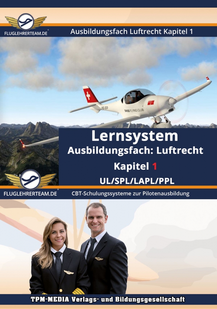 Bild 1 von Luftrecht Lernsystem Kapitel 1 UL/SPL/LAPL/PPL - Pilotenlizenz (Download-Version)  / (Betriebssystem) MAC-OS